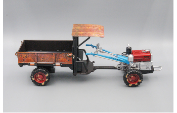 Китайский мотоблок (1970), со следами эксплуатации, 25 см