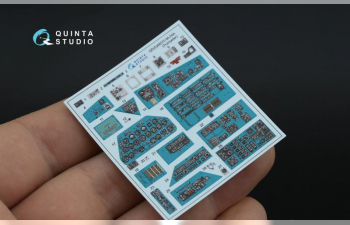 3D Декаль интерьера кабины Ми-24А (Trumpeter)