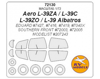 Набор масок окрасочных для Aero L-39 "Alibatros" + маски на диски и колеса