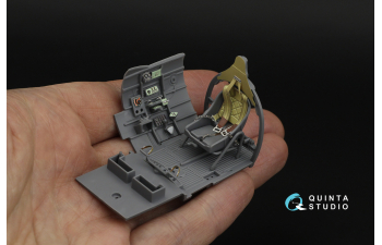 3D Декаль интерьера кабины пилота Macchi MC.200 Saetta (Italeri)
