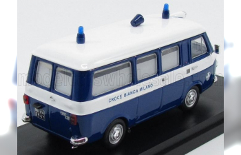FIAT 238 Minibus Ambulanza Croce Bianca Milano (1973), Blue White