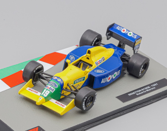 BENETTON F1 Ford B190b №19 Season (1991) Roberto Moreno, Yellow Blue