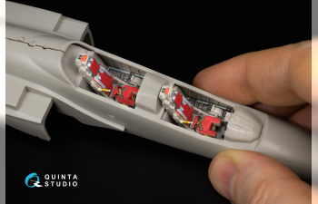 Декаль интерьера кабины Kawasaki T-4 (Hasegawa) (с 3D-печатными деталями)