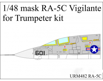 Маска окрасочная RA-5C Vigilante (Trumpeter)