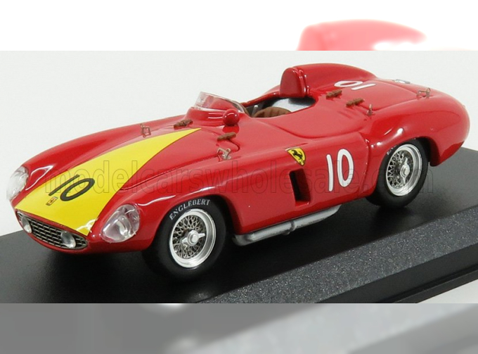 FERRARI 750 Monza Spider N 10 Venezuela Gp (1955) A.de Portago, Red Yellow