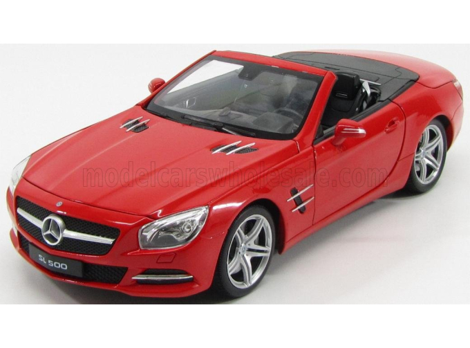 MERCEDES-BENZ SL-Class SL500 (R231) Spider Cabriolet Open (2012), red