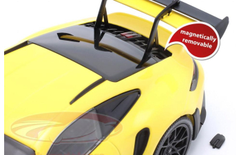 PORSCHE 911 (992) GT3 RS (2023), yellow with black rims & decor