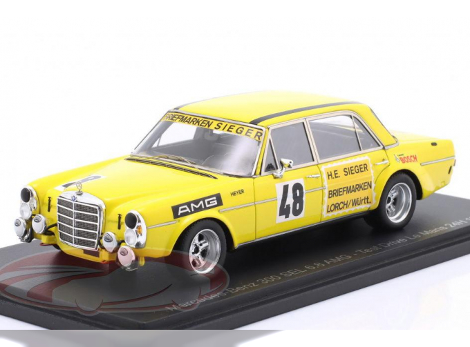 MERCEDES-BENZ 300 SEL AMG №48 24h LeMans Hans Heyer (1972)