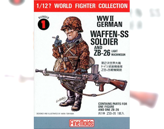 Сборная модель Солдат W.W.II German Soldier & ZB26
