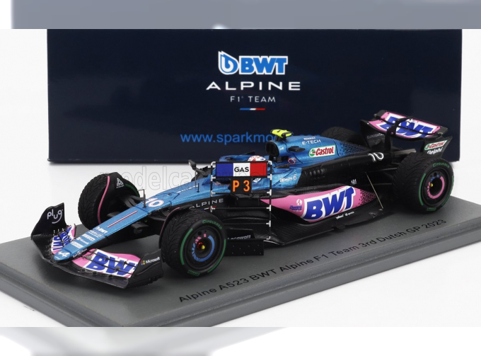 ALPINE F1 A523 Team Bwt Alpine №10 3rd Dutch Gp (2023) Pierre Gasly, Blue Pink