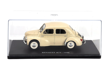RENAULT 4cv (1958) - Con Vetrina - With Showcase, Beige