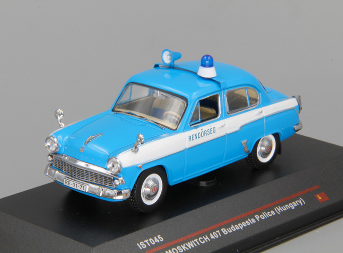 МОСКВИЧ 407 Budapest Police Венгрия (1953), голубой