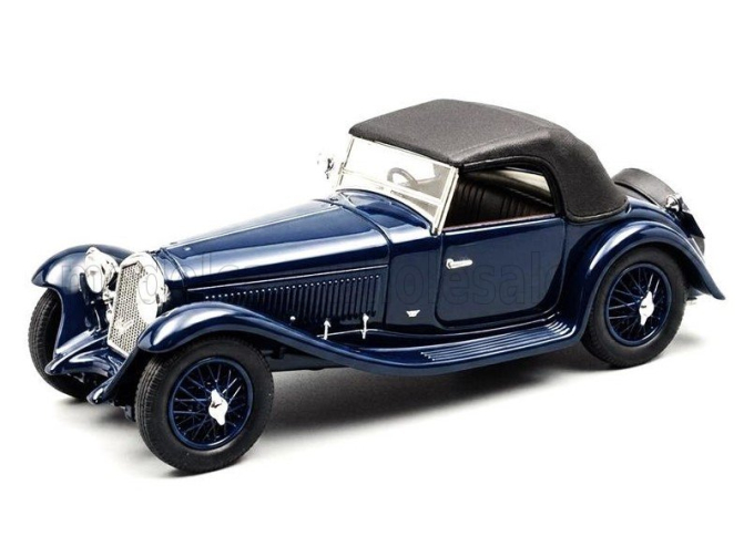 ALFA ROMEO 6C 1750SV Figoni Spider Cabriolet Closed (1932), blue/black 
