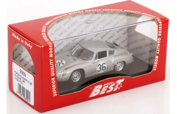 PORSCHE 1600gs Abarth №36 Le Mans (1961) Linge - Pon, Silver