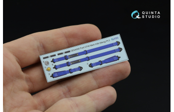 3D Декаль интерьера кабины Ford GT40 Mark II '66 (Meng) (с 3D-печатными деталями и металстикерами)