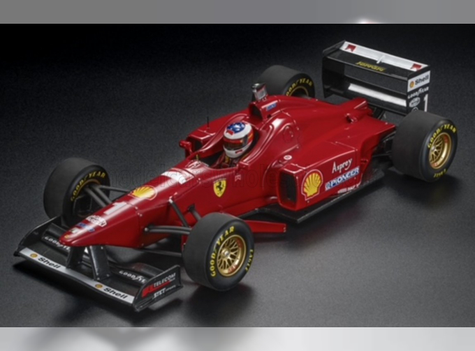 FERRARI F1 F310/2 №1 Winner Monza Italy Gp (with Pilot Figure) (1996) Michael Schumacher, Red