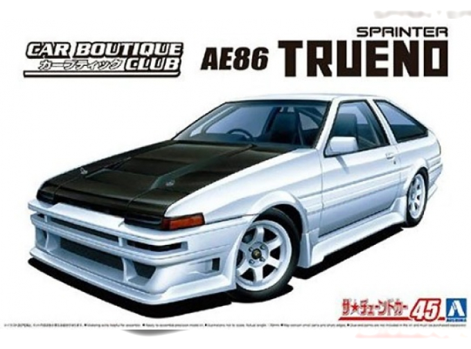 Сборная модель Toyota Trueno AE86 Car Boutique Club