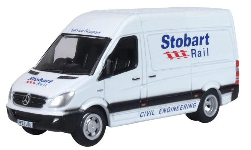 MERCEDES-BENZ Sprinter Van Stobart Rail (2013), white