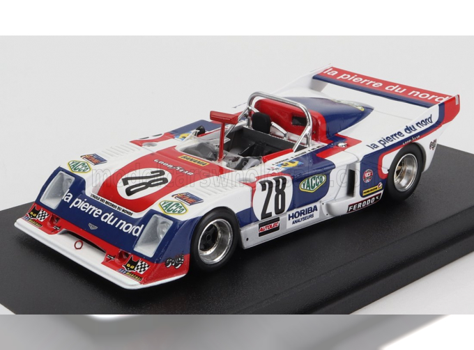 CHEVRON B36 2.0l S4 Team Societe Racing N28 24h Le Mans (1979) B.Verdier - A.Dufrene - N.del Bello, White Blue Red