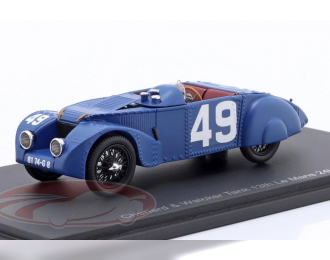 Chenard & Walker Tank №49 24h LeMans Robert Sénéchal, Albéric Loqueheux (1925)