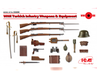 Сборная модель Вооружение и снаряжение пехоты Турции І МВ