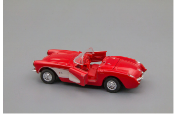 CHEVROLET Corvette Convertible (1957), red/white