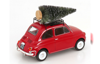 FIAT 500L Christmas Edition (1968), red