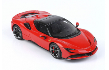 FERRARI SF90 Stradale Hybrid Spider 1000hp closed roof (2020), red