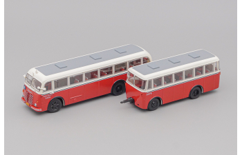 Автобус SKODA 706 RO Beijing Bus, red / beige