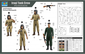 Сборная модель Солдаты иракский танковый экипаж