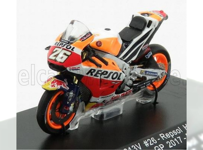 HONDA Rc213v Team Honda Repsol N26 Winner Spain Motogp (2017) Dani Pedrosa, Red White Orange