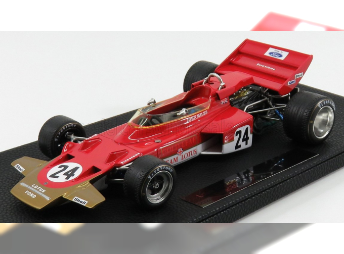 LOTUS F1 72c Team Lotus N 24 Season 1970 J.miles, Red Gold