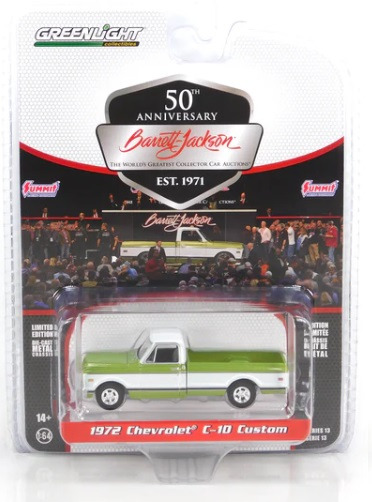 CHEVROLET C-10 Custom пикап (1972), Green/White