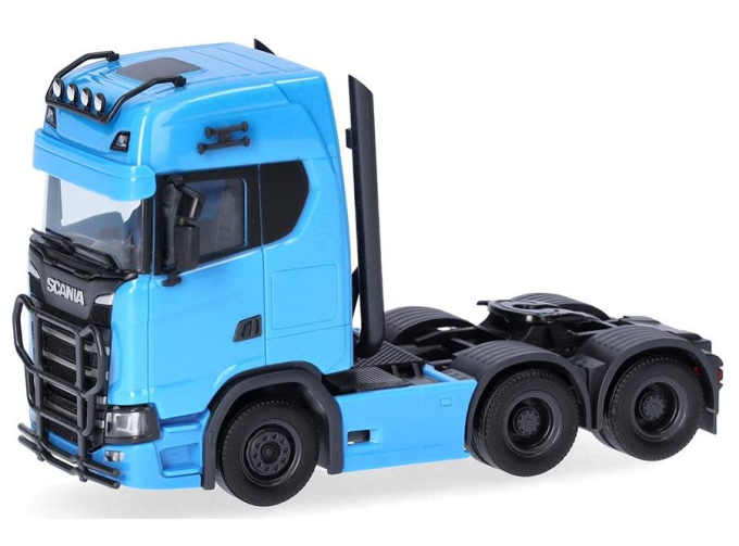 SCANIA CS 20 6x4 седельный тягач, голубой