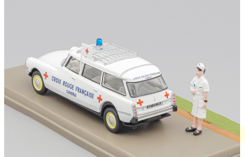 CITROEN ID19 Break Ambulance "Croix Rouge Francaise" (1967), white