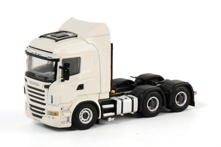 SCANIA R (new) Highline 6x4, White Line 1:50, белый
