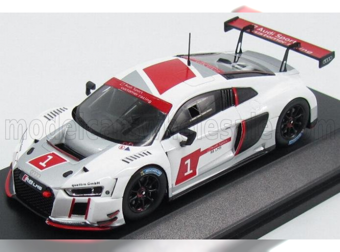 AUDI R8 Lms Team Audi Sport №1 Press 24h Le Mans (2015), White Red Grey