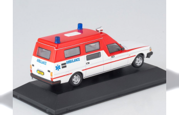 VOLVO 264GL "Dutch Ambulance" (1974), white / red