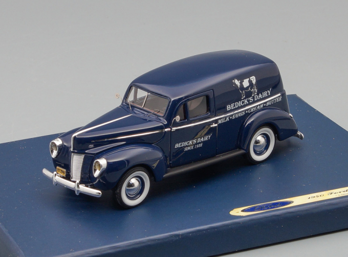 FORD PANEL VAN BEDICK'S DAIRY MILK EGGS CREAM BUTTER (1940), blue