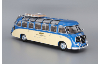 SETRA S8 Kroiss Reisen (1953), blue / ivory