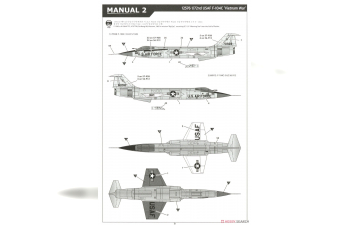 Сборная модель USAF F-104C "Vietnam War"