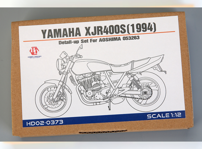 1/12 Yamaha XJR400S(1994) Detail-UP Set For Aoshima 053263 （PE+Resin+Metal parts+Metal Logo）