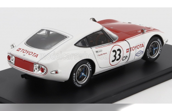 TOYOTA 2000gt №33 Shelby Scca (1968), White Red