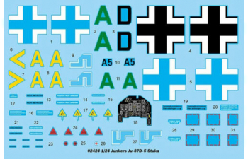 Сборная модель Junkers Ju-87D-5 Stuka