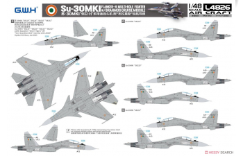 Сборная модель Истребитель серии 30MКi "Flanker-H"