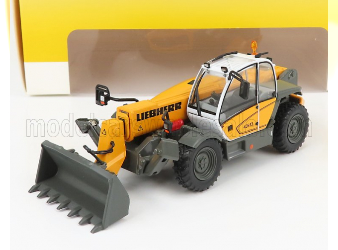 LIEBHERR Telehandelr Tl435-13 Ruspa Gommata - Tractor Scraper, Yellow Grey