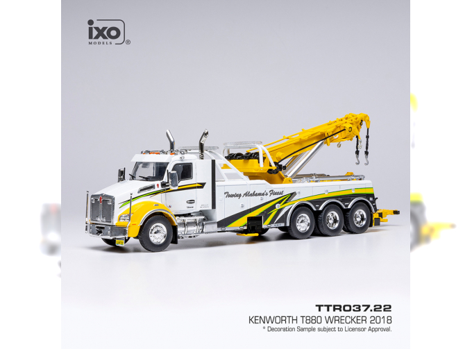 KENWORTH T880 эвакуатор (2018), White/Yellow