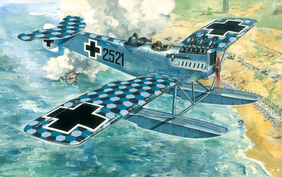 Сборная модель Немецкий истребитель Hansa-Brandenburg W.29