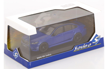 BMW M5 (G90) Saloon (2025), blue metallic