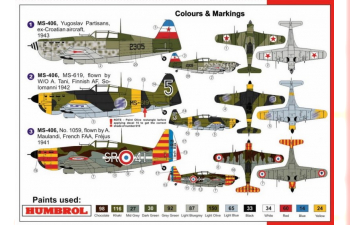 Сборная модель Morane-Saulnier MS.406C-1